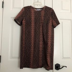 Zara Snakeskin Dress
